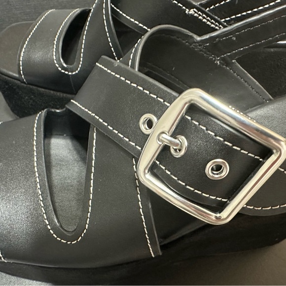 Coach Black Leather Buckle Accessory - Picture 4 of 14